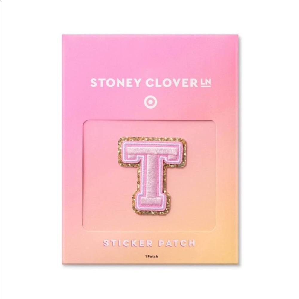 Stoney Clover Lane x Target Sticker Patch Letter T